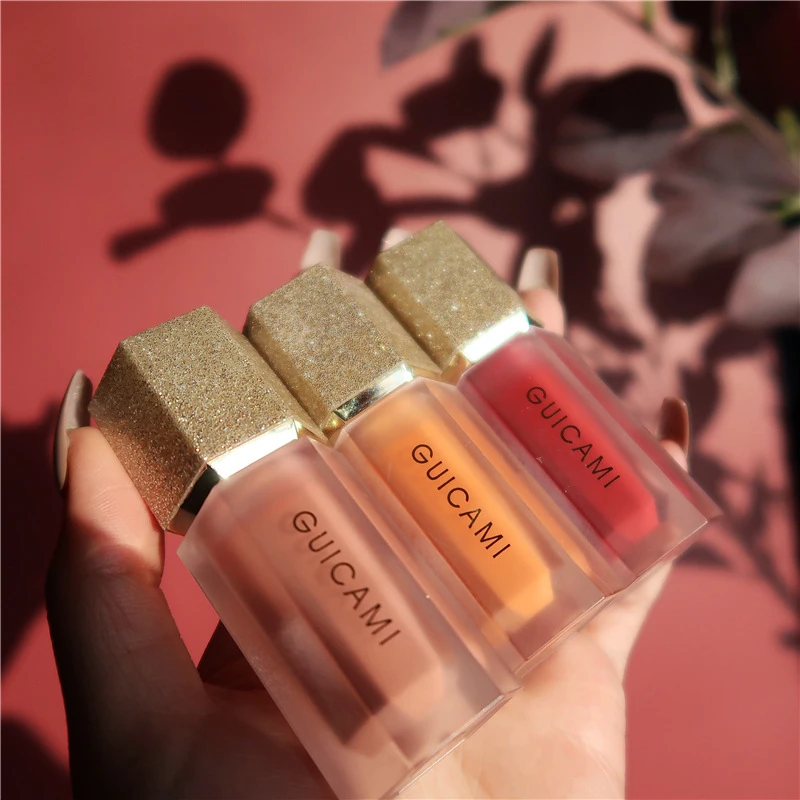 Жидкие румяна для лица натуральные гладкие Румяна щек макияж пигментированного