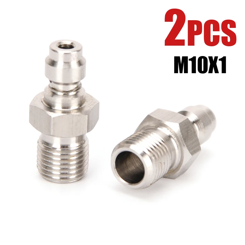 Быстроразъемное соединение M10x1, штекер, фитинги из нержавеющей стали 8 мм, 2 шт./компл.