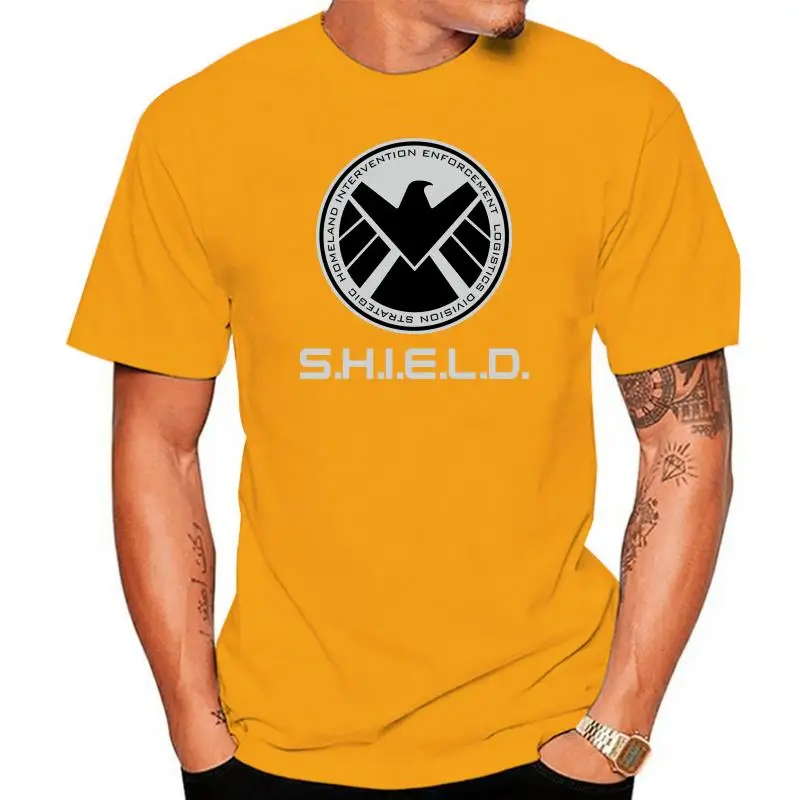 

Marvels Agents Of Shield Men T-shirt Tee T shirt Men Black Short Sleeve Cotton Hip Hop T-Shirt Print Tee Shirts