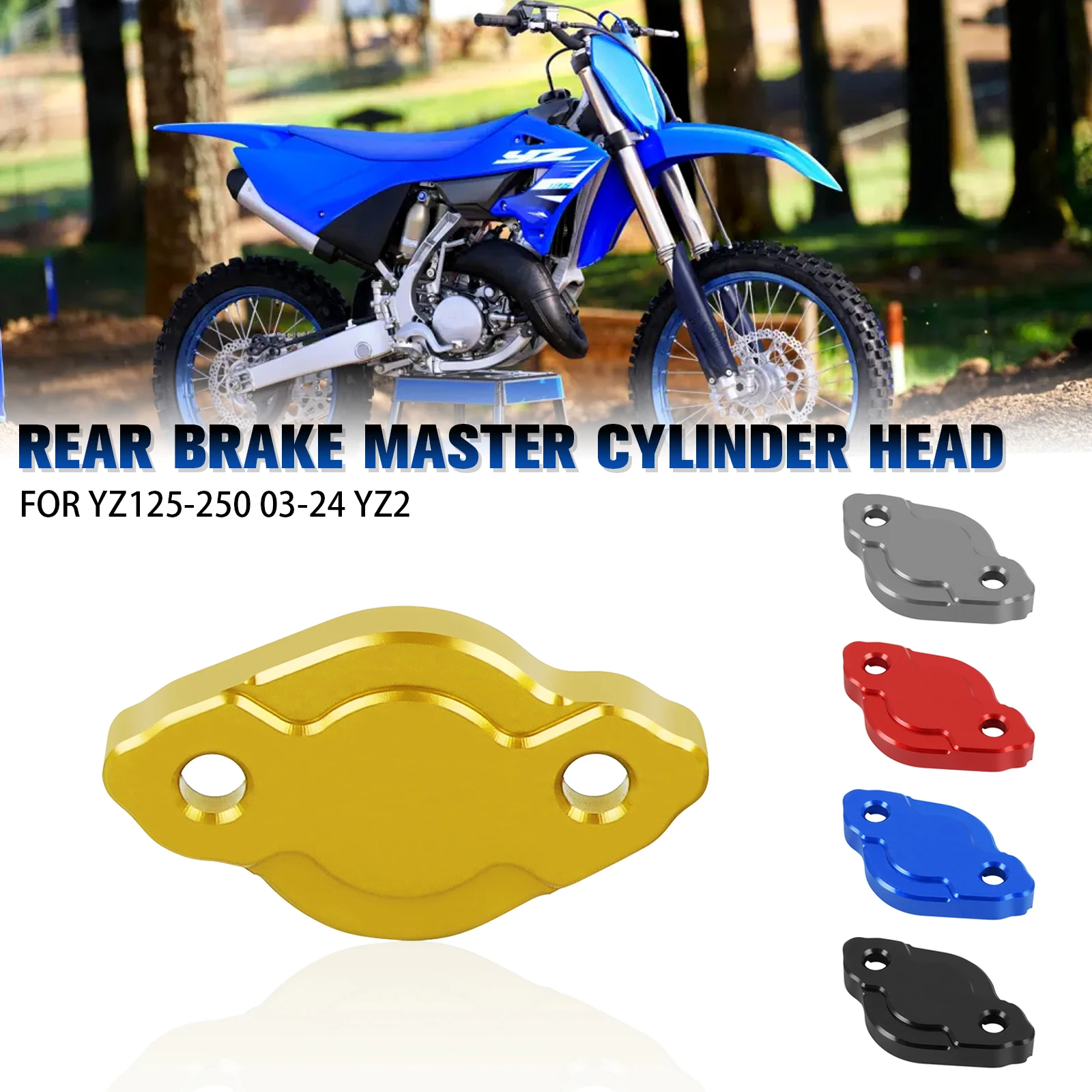 Фото Крышка бачка тормозной жидкости для YAMAHA YZ125 250 YZ 250F 250X 250/450 FX WR250F XT250, крышка главного тормозного цилиндра мотоцикла №1