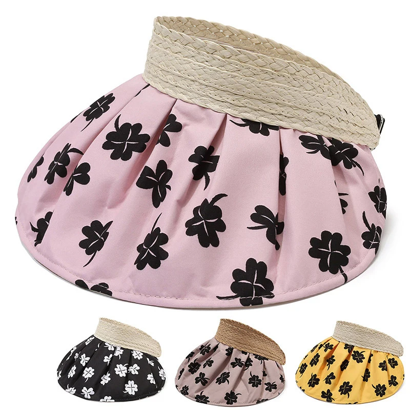 

Женская летняя Солнцезащитная шляпа с четырьмя листьями клевера