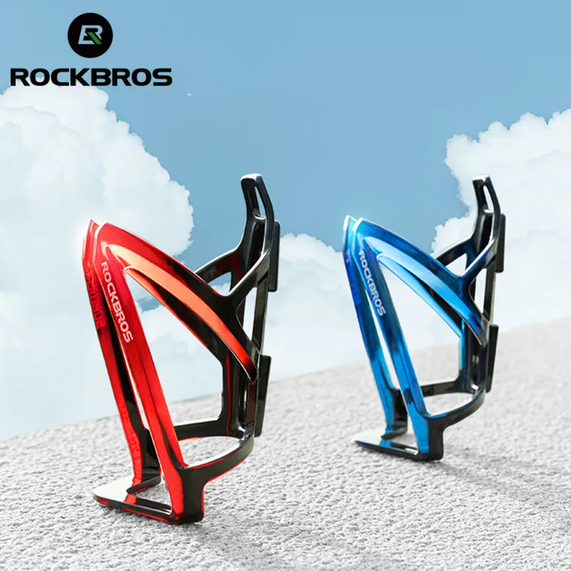

ROCKBROS Cycling Bottle Cages MTB Road Bicycle Water Bottle Holder Colorful Lightweight Cycling Bottle Bracket Bicycle Accessory