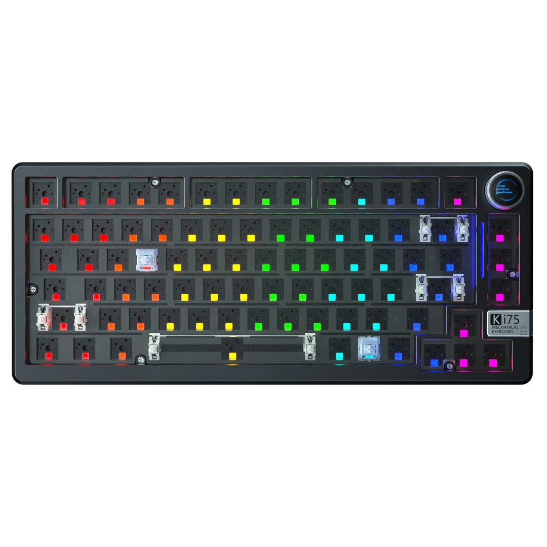 Механическая Игровая Клавиатура Solakaka Ki75 Rgb 81 Клавиша Трехрежимная Алюминиевая