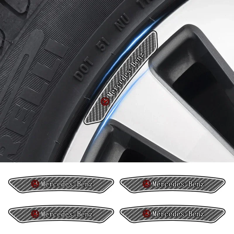 4 шт. значок накладки на колесо наклейка брови ступицу колеса автомобиля для Mercedes