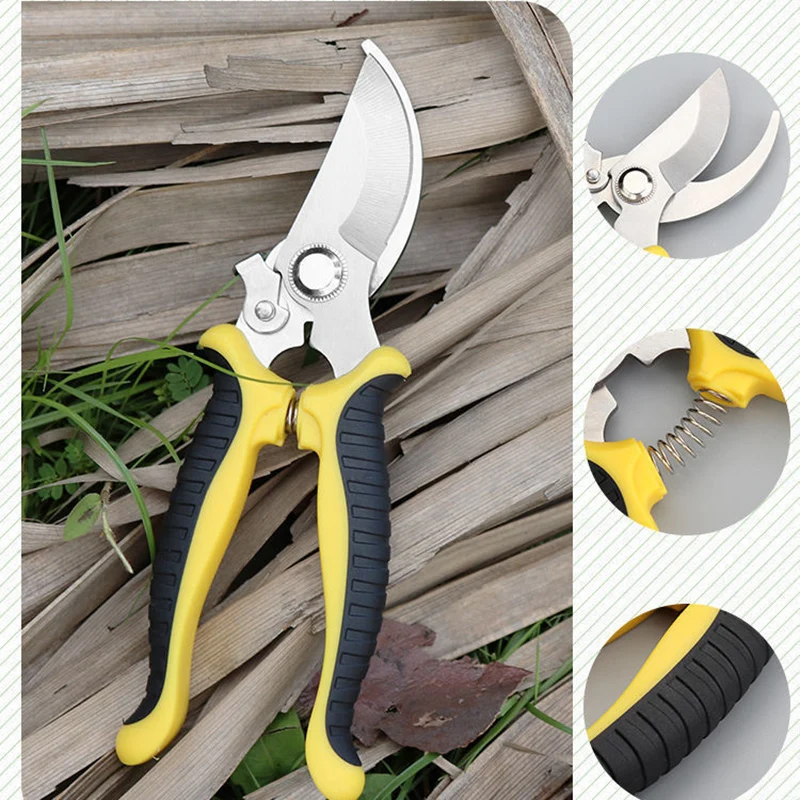 

Pruner Garden Scissors Professional Sharp Bypass Pruning Shears Tree Trimmers Secateurs Hand Clippers For Garden Beak Scissors