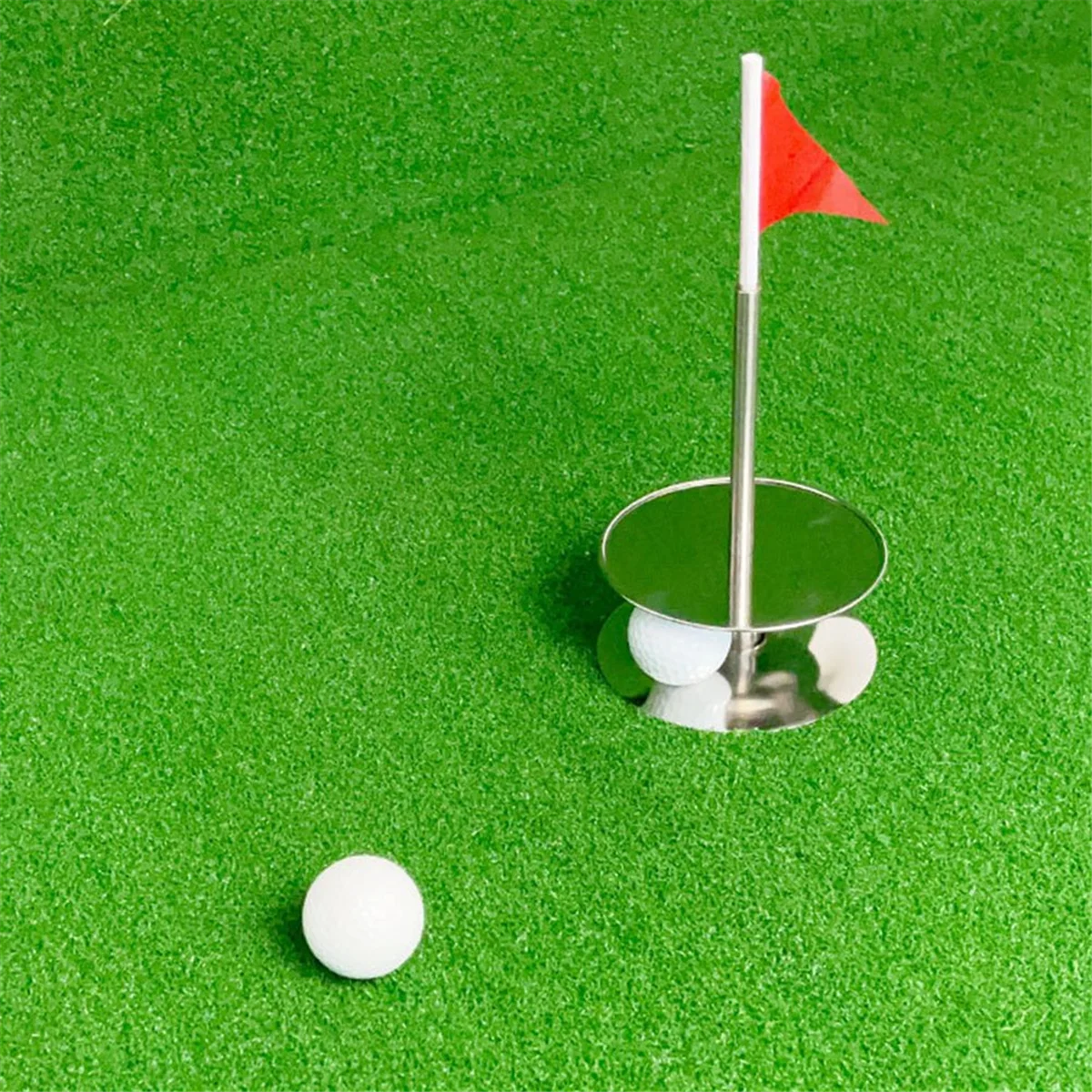 Тренировочные стаканы для гольфа с флагом лаконичные вращающиеся