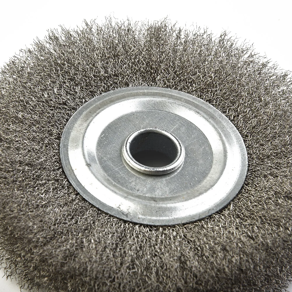 

5inch 125mm Crimped Wheel Brush 1pc Bench Grinder Polishing Portable Removal Replace Stainless Steel Tools Wire