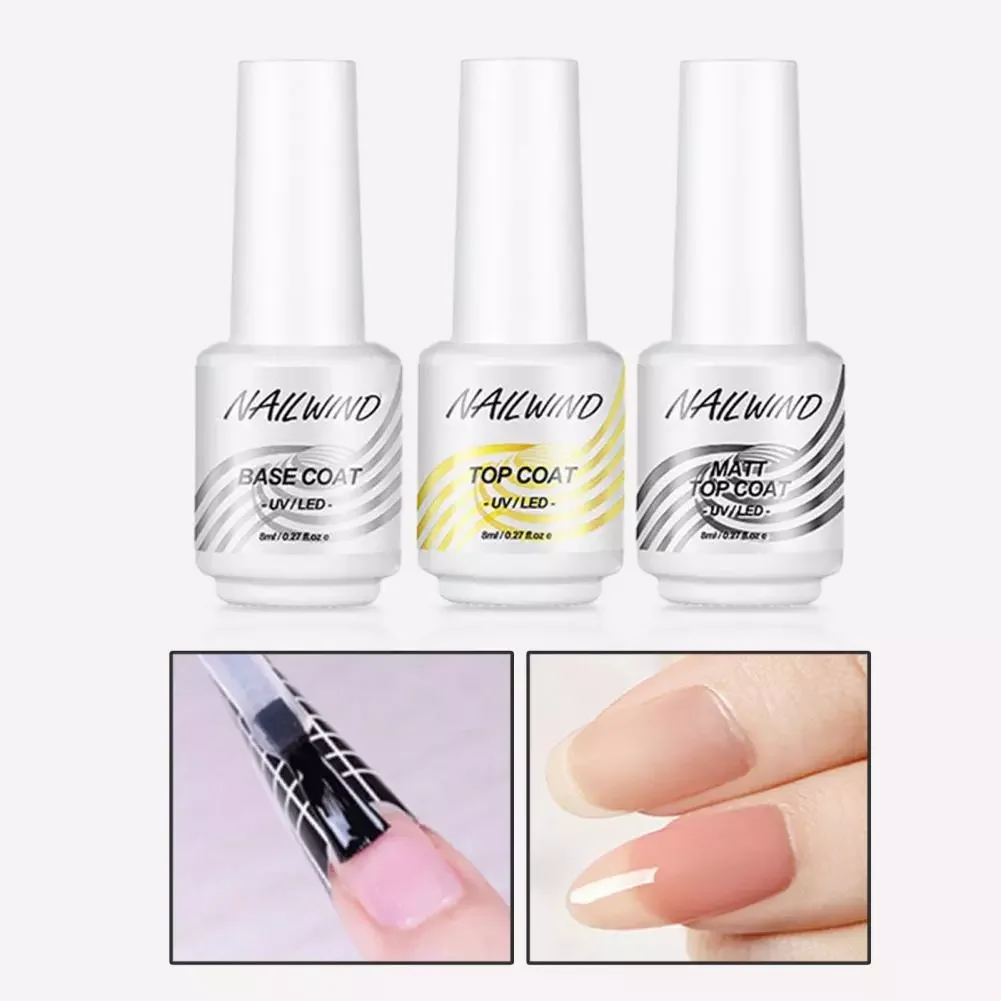 

NEW2023 1 Set Nail Extension Set with Nail Decor Glitter Long Lasting Professional UV Gel Nail Polish Kit for Nail Salon
