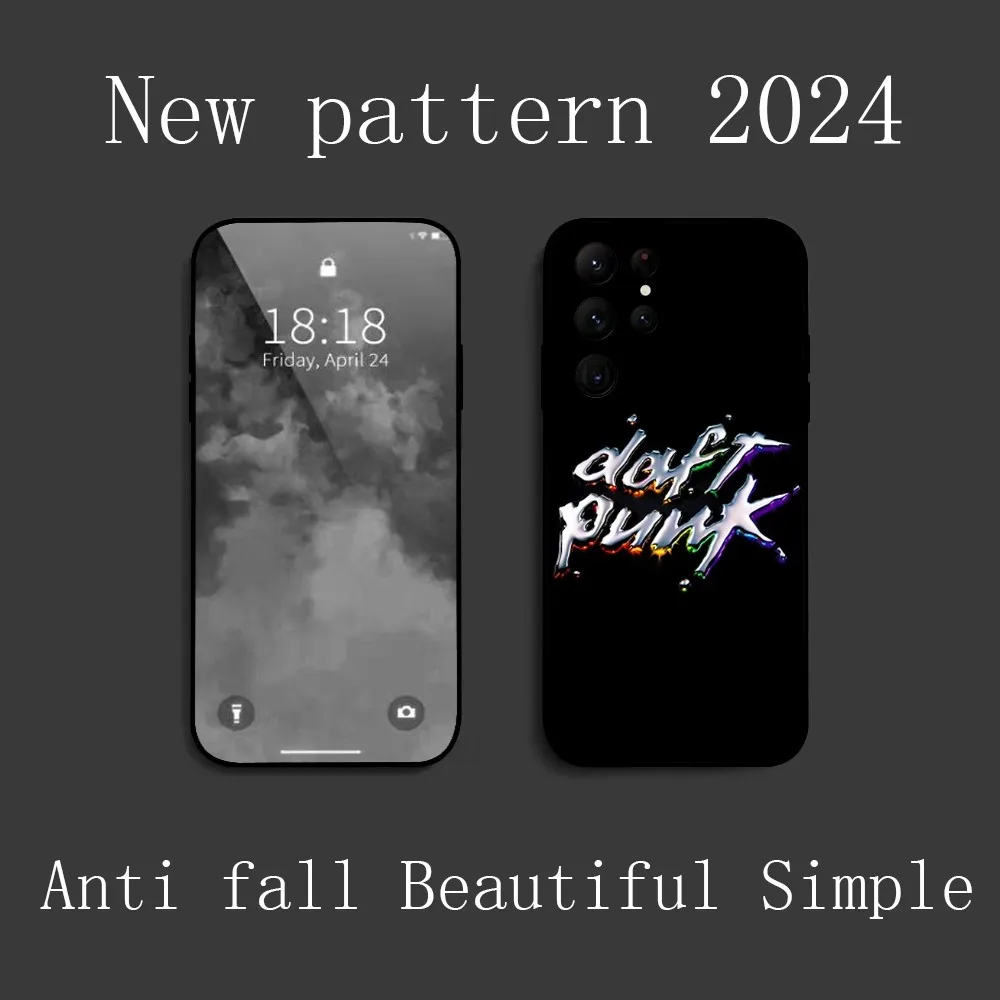Чехол для телефона Rock Music The Band D-Daft Punk Samsung Galaxy S24 Ultra S22 S23 S21 S20 5G защитный