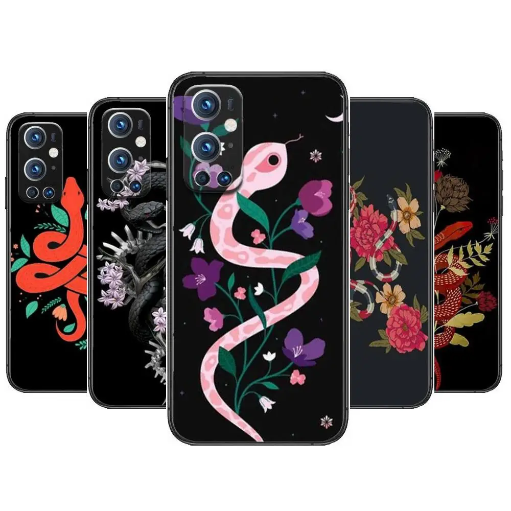 

Hand Snake Flower Snake Painting For OnePlus Nord N100 N10 5G 9 8 Pro 7 7Pro Case Phone Cover For OnePlus 7 Pro 1+7T 6T 5T 3T Ca