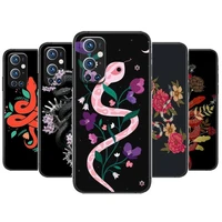hand snake flower snake painting for oneplus nord n100 n10 5g 9 8 pro 7 7pro case phone cover for oneplus 7 pro 17t 6t 5t 3t ca