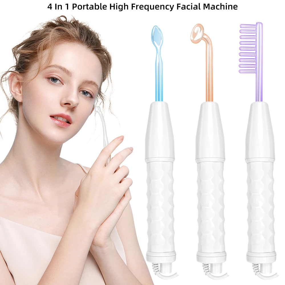 

Best Seller Skin Therapy Wand Machine Portable High Frequency Facial Machine Handheld Electric Face Skin Beauty Skin Care Tools