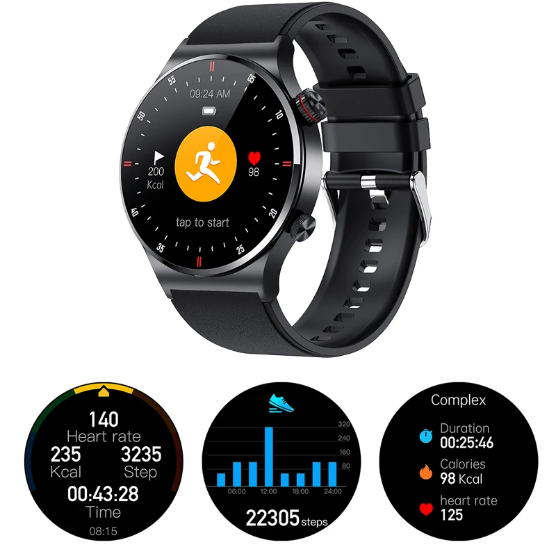

Спортивные Смарт-часы с сенсорным экраном для мужчин и женщин, фитнес-трекер с пульсометром и Bluetooth, наручные часы с вызовом для Samsung Galaxy S10 S20 Note 10 P