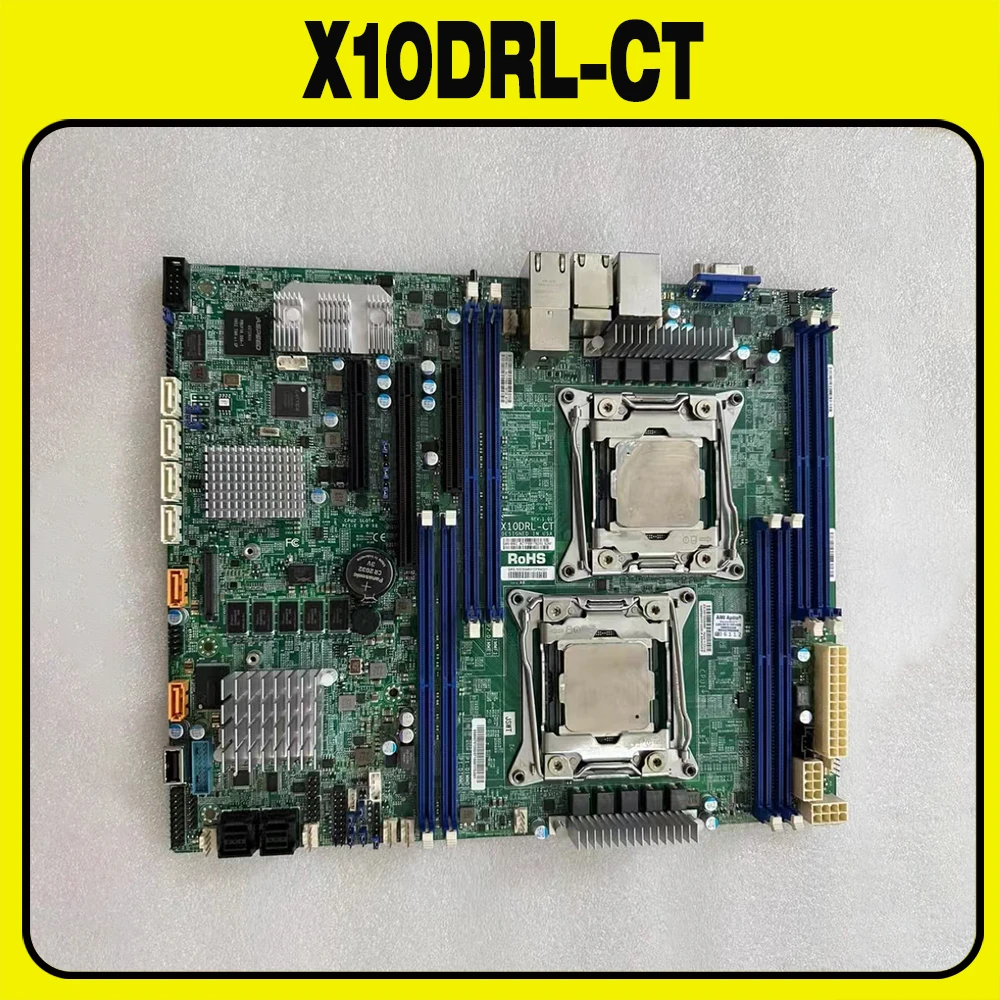 X10DRL-CT для Supermicro двухканальной материнской платы сервера поддерживает E5-2600V3V