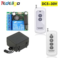 433mhz wireless remote control switch dc 5v 12v 24v 30v 1ch rf relay receiver and 300m transmitter for electromagnetic lock door