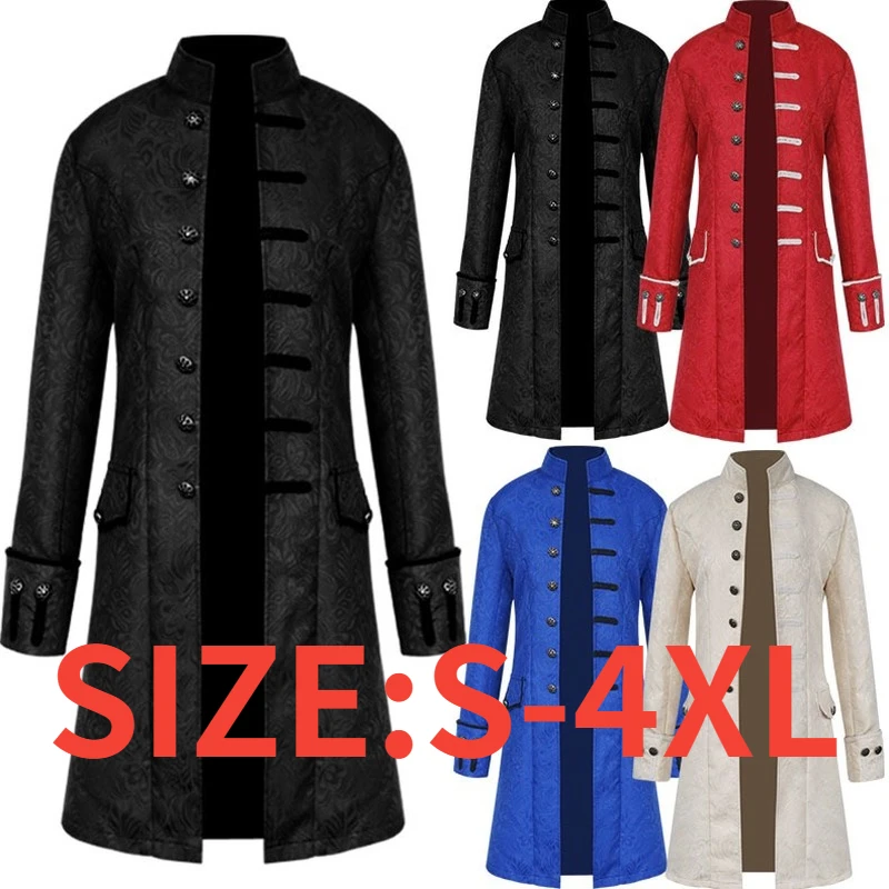 

Men's Coats Fashion Steampunk Retro Capes Large Size Men's Coats
