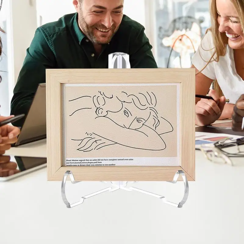 Акриловая подставка для монет держатель небольшая мольберта нескользящий