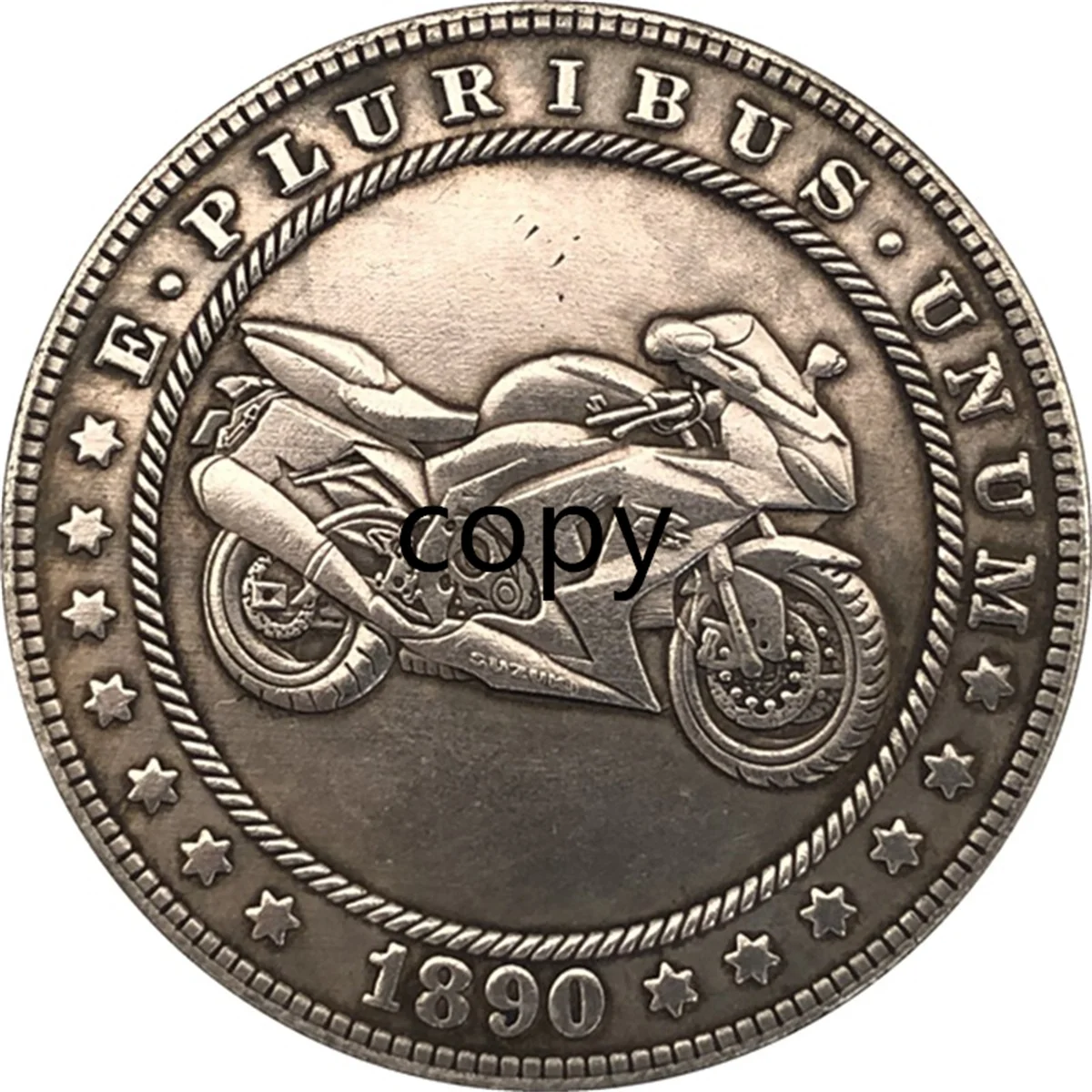 

Punk motorcycle HOBO COIN Rangers COIN US Coin Gift Challenge REPLICA Commemorative Coin - REPLICA Coin Medal Coins Collection