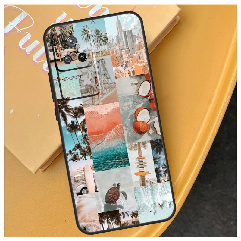 Чехол Beach Vibes для Xiaomi 15 13 14 Ultra 11T 12T 13T 14T Pro POCO X7 X3 X5 F5 F6 M6 X6 Cover