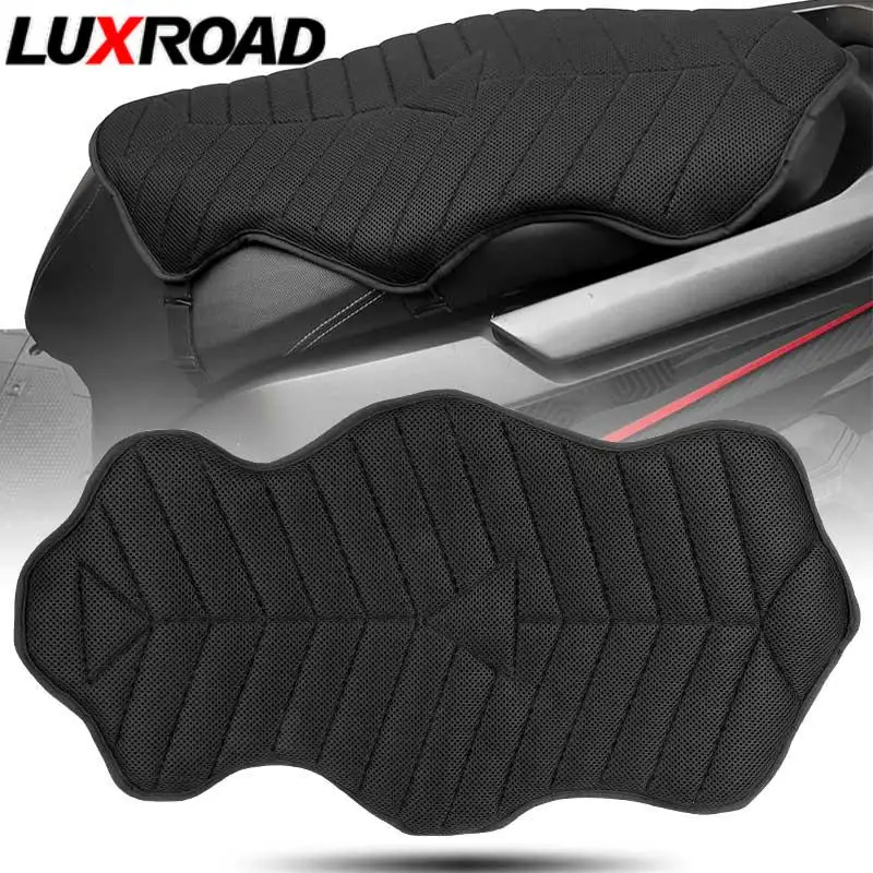 

3D Motorcycle Seat Mesh Cushion Air Column Siphon Non-Slip Double Layer Foldable Easy to Carry for Motorbike Accessorie Supplies
