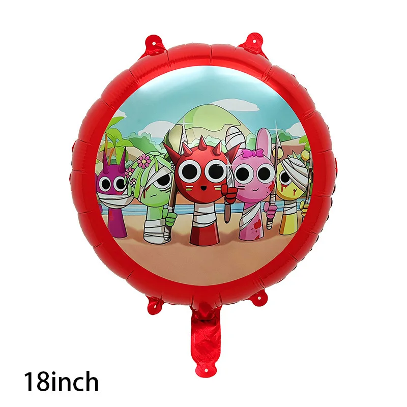 Набор воздушных шаров MINISO Incredibox Sprunki