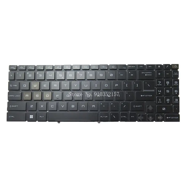

Английская многоцветная клавиатура с RGB подсветкой для MSI GP68 HX 12 В 13VF/VG 13VH Vector GP78 13VE/VF 13VG 13VI GP78HX 14VIG 14VHG