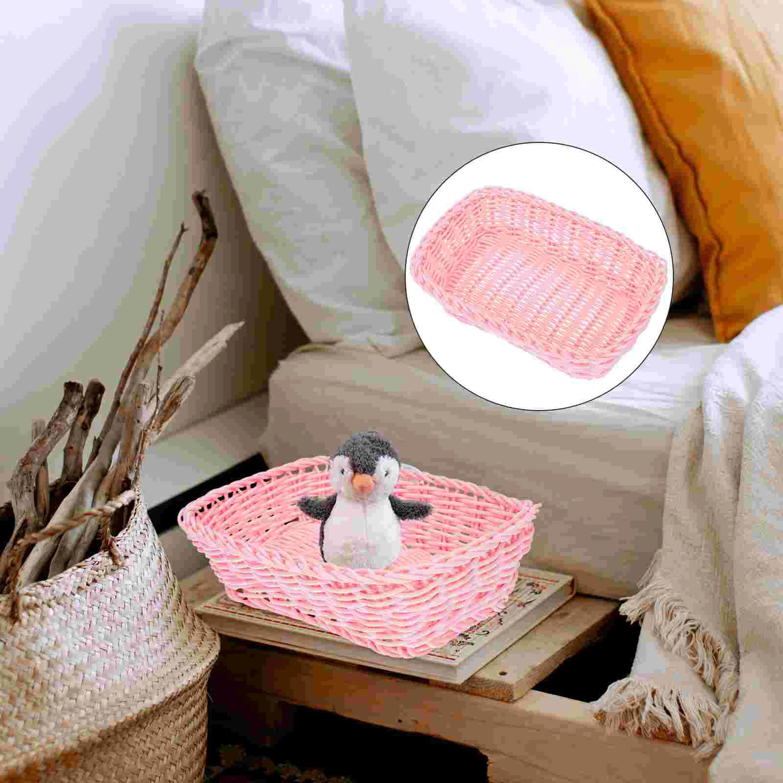 

Decorative Storage Basket Preparation Baskets Food Containers Cake Serving Plate