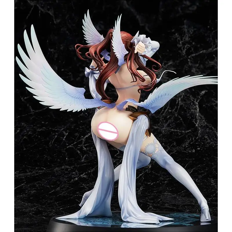 

24cm Anime Figures Pure Raita White Magic Kuramoto Erika Animation PVC Statue Sexy Cartoon Figurine Dolls Holiday Gifts Toys