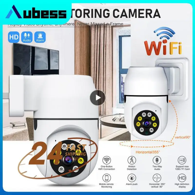 

Monitoring Camera V380pro Noise Reduction Plug Monitoring Camera Surveillance Cameras Smart Home Cctv Camera Ultra Clear