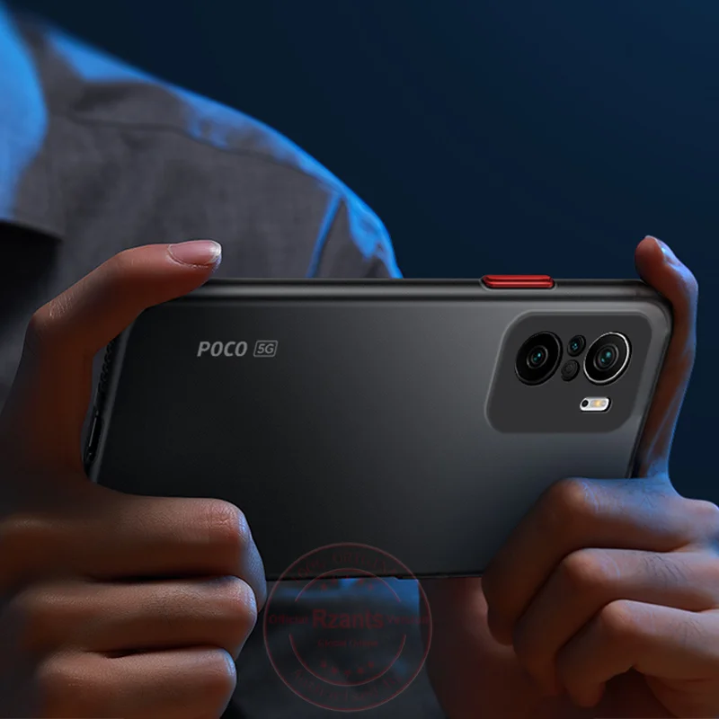 Матовый чехол Rzants для Xiaomi Poco F3 MI 11i 11X Pro Ультратонкий матовый полупрозрачный