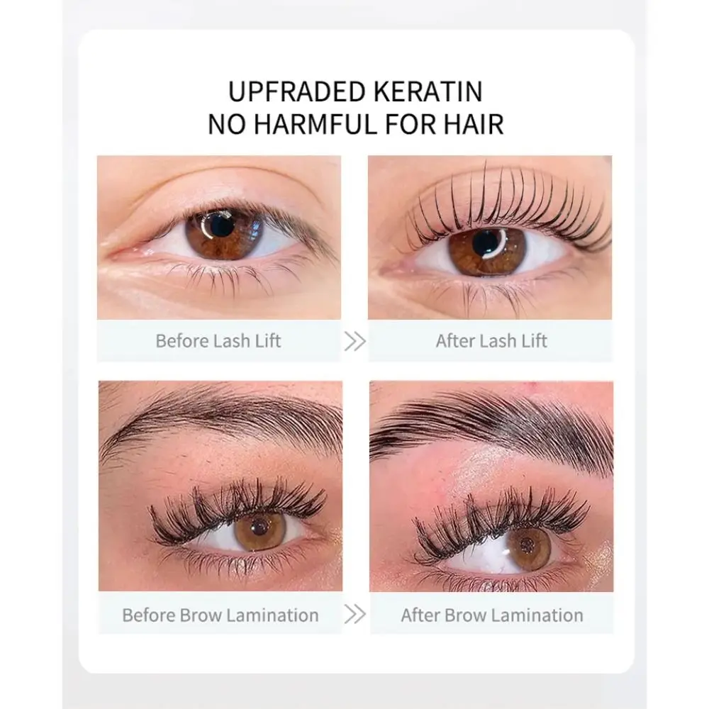 Набор для фиксации ресниц и бровей 10 мл 8-12 минут шаг 1 2