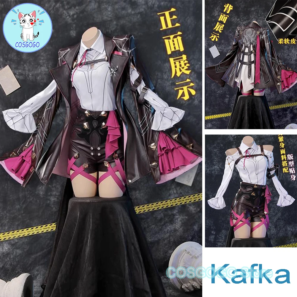 

COSGOGO Game Honkai:Star Rail Kafka Cosplay Costume Halloween Outfits Women New Suit Uniform
