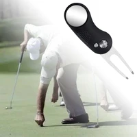 golf pitchfork useful stainless wear resistant metal divot tool for exercise divot tool divot repair tool
