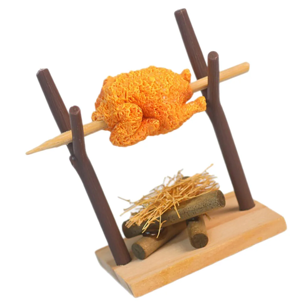 Аксессуары для кукольного домика посуда мини-мебель ролевые игры кухня барбекю