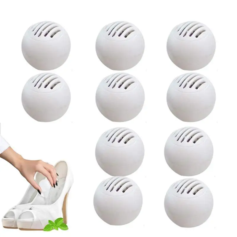 

10 Pieces Tea Fragrance Shoe Freshener Deodorizer Balls Foot Care Essential Accessory Daily Shoe Fresh Scent Ball