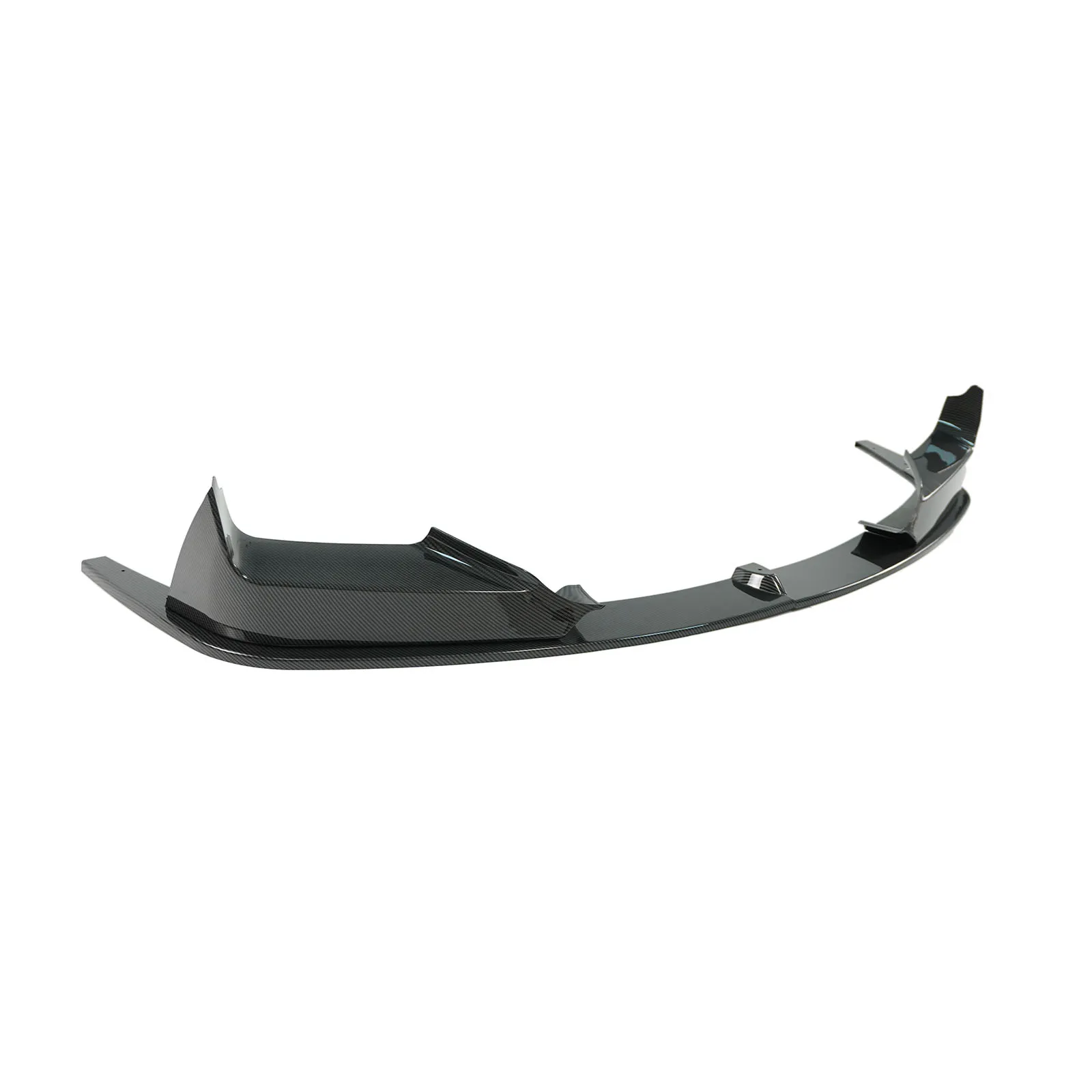 

Для BMW F06 F12 F13 640i 650i M-Sport 2012-2018 автомобильный передний бампер, спойлер, сплиттер, глянцевый черный комплект кузова из углеродного волокна