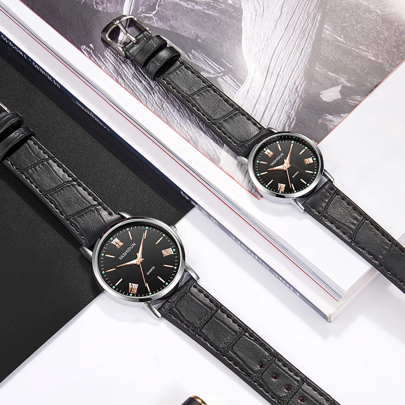 Preferential activities OEMG Men's and women's steel belt watch business luminous leisure belt student watch quartz men's watch