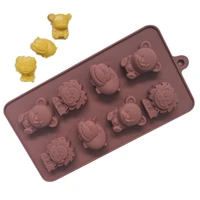 cartoon diy silicone mold cake chocolate candy jelly cookie ice cube mold cake baking kitchen gadgets fondant molds
