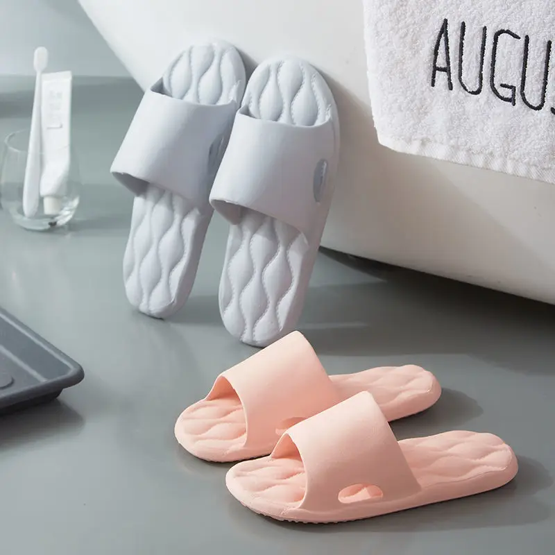 

New Slippers for Home Use, Anti Slip Couples, Thick Sole, Silent, and Dirty Resistant Indoor Slippers for Both Men and Women