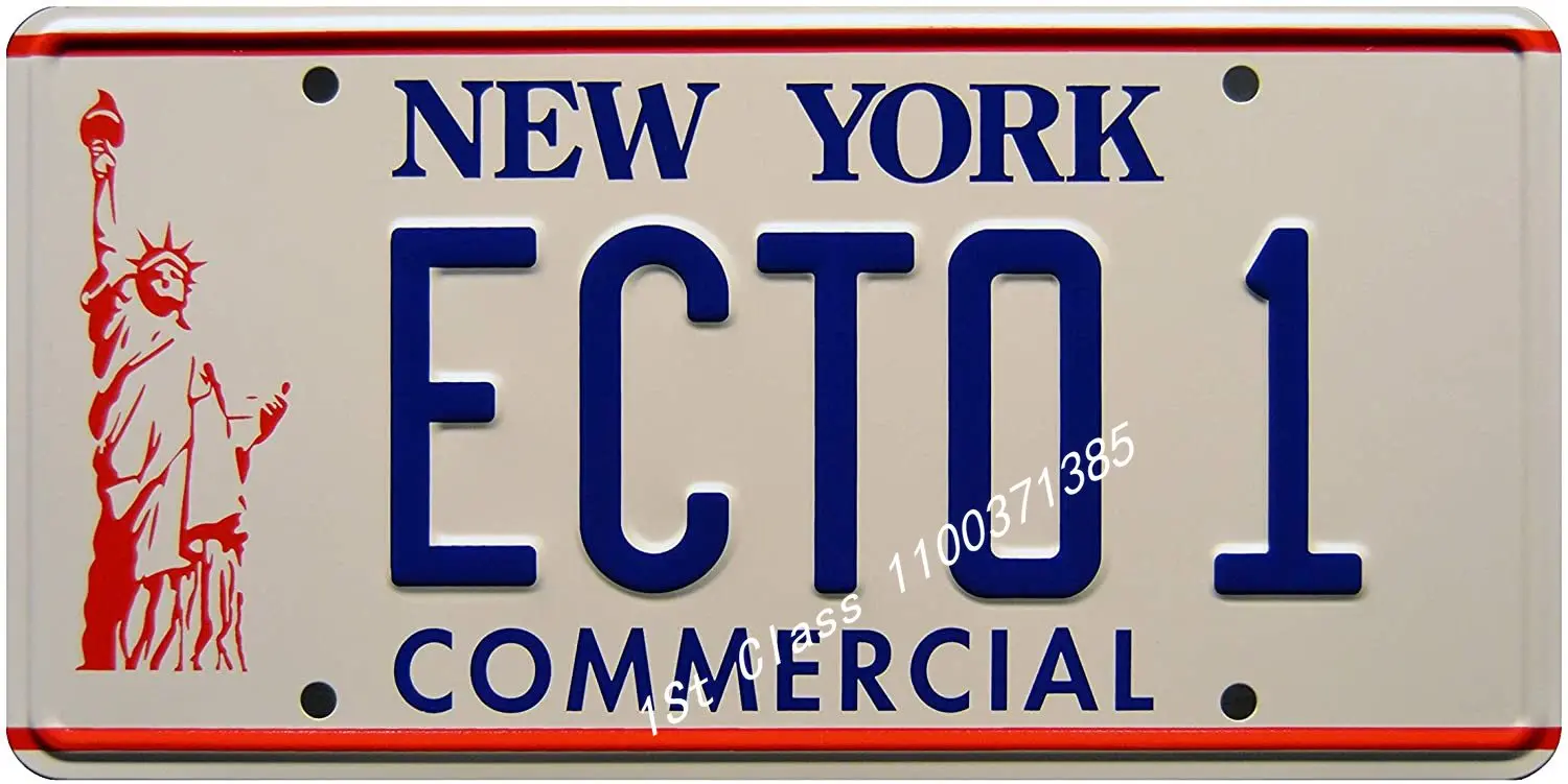 

Охотничьи глост 2 | ECTO 1 | Номерной знак с металлической печатью