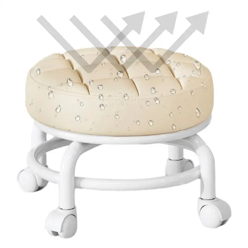 

Небольшой вращающийся стул, вращающийся на 360 градусов стул для туалетного столика, круглый вращающийся стул, регулируемый вращающийся стул для дома