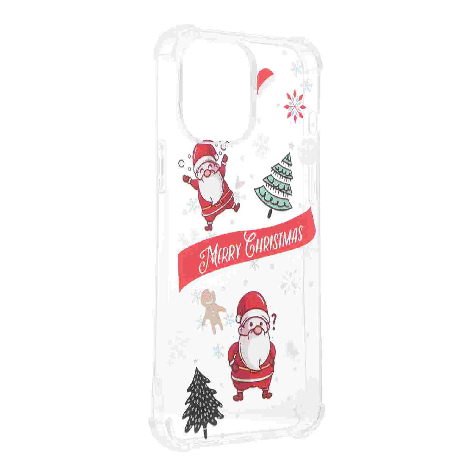 

1Pc Stylish Xmas Pattern Mobile Phone Shell Compatible for iPhone 13 Pro Max