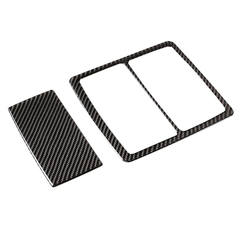 

Car Soft Carbon Fiber Front Roof Reading Light Frame Cover Trim for Toyota Highlander 2009-2013
