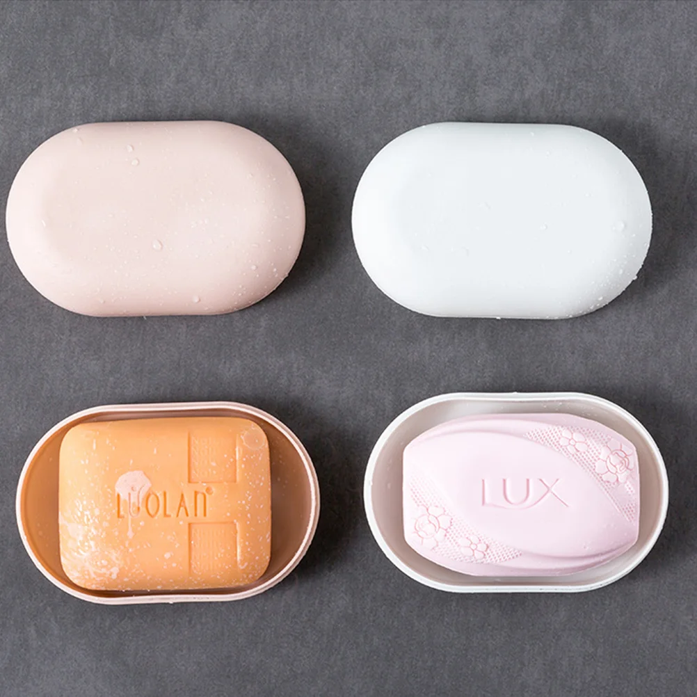 4 шт. чехол для мыла дорожные аксессуары поднос мытья посуды присоски держатель