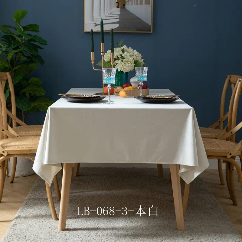 Сплошной цвет мягкая скатерть темно-зеленая утолщенная красная конференц-белая