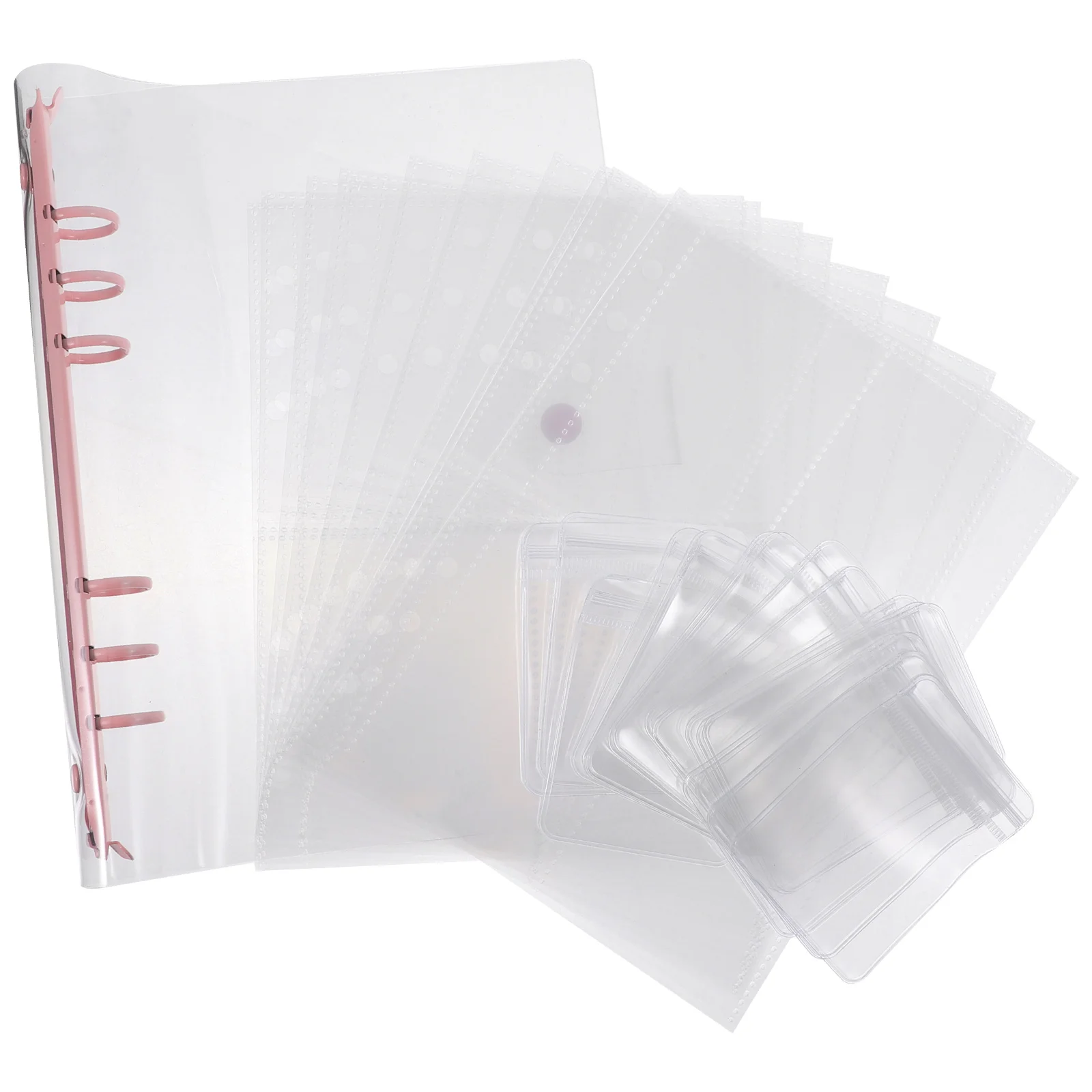 

Rings Clear Jewelry Storage Bags Earrings Anti Oxidation Pvc Transparent Jewelries Book Organizer Travel