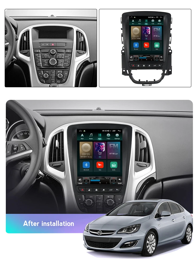 Android 11 RDS для Buick Excelle Verano 2007-2014 opel astra j мультимедийный автомобильный радиоприемник