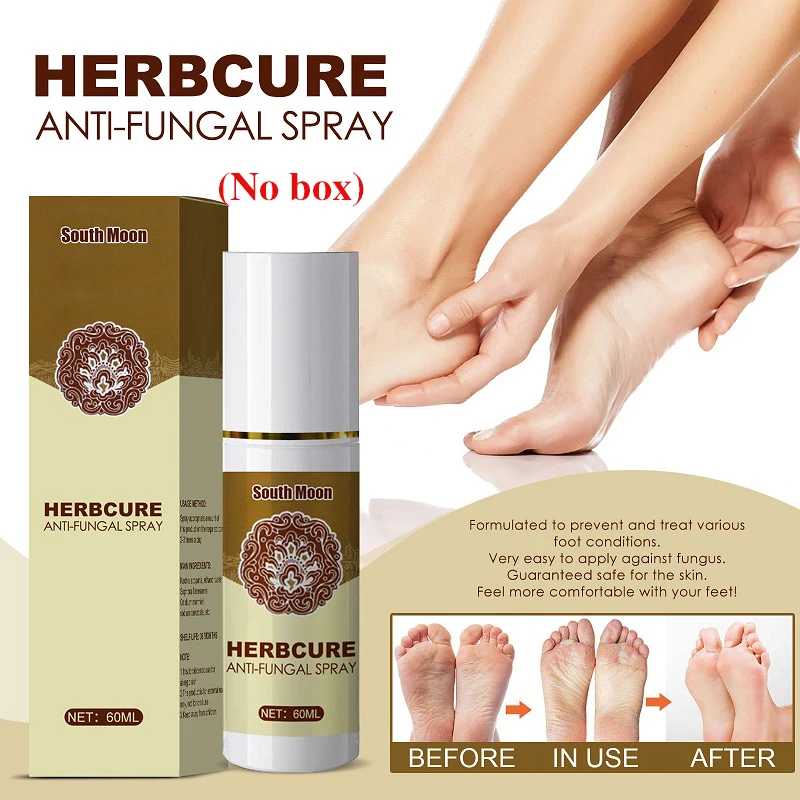 

Sdotter 60ml Fungal Combat Feet Spray Foot Sterilize Spray Herbal Anti-fungal Infection Toe Treatment Onychomycosis Anti Bacteri