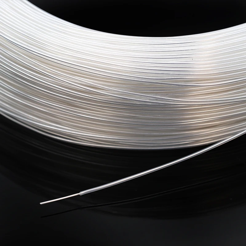1 м/5 м квадратный 0 06 12 2 мм одножильный PTFE посеребренный провод высокой чистоты OFC
