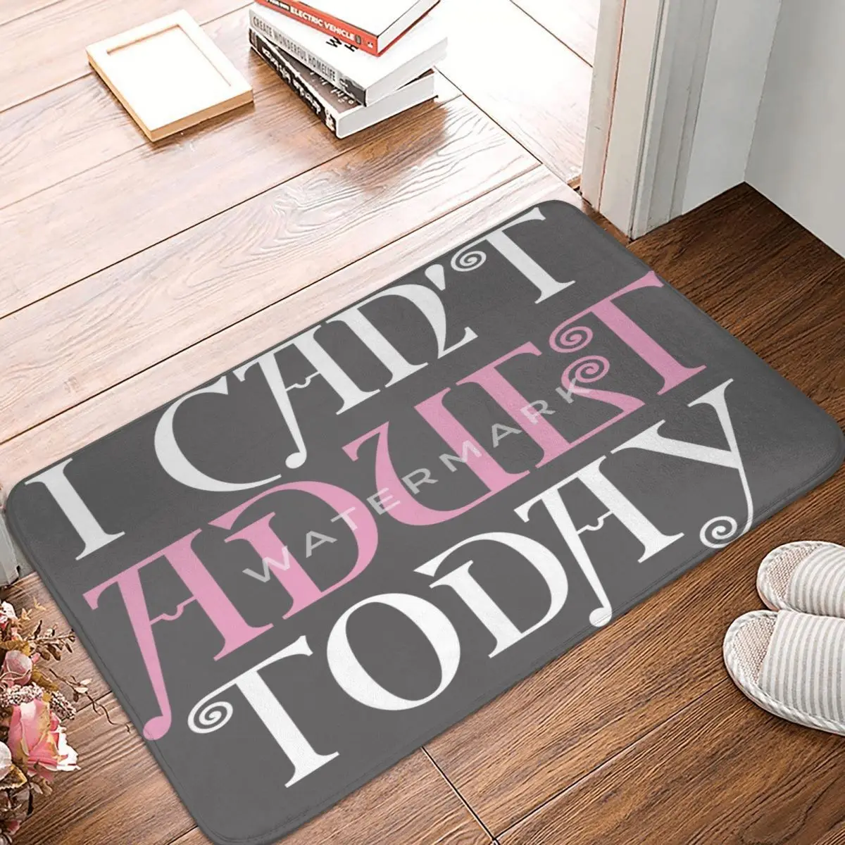 

I Cant Adult Today Carpet, Polyester Floor Mats Modern Durable Everyday Festivle Gifts Mats Customizable